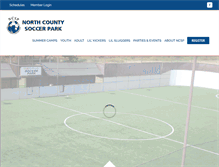 Tablet Screenshot of ncspsoccer.com